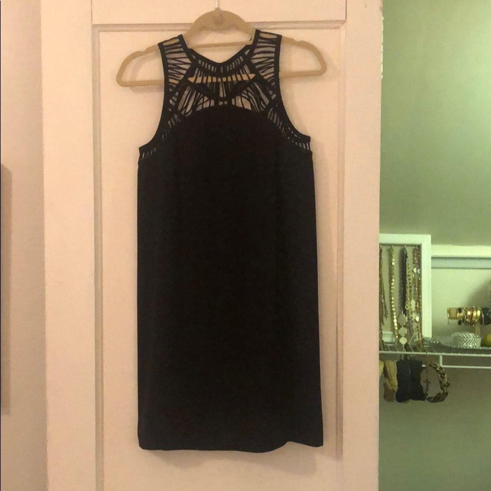 Black Strappy Mini Dress
